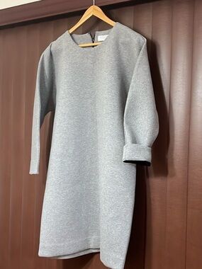 Everlane Shift Dress Long Sleeve T Shirt Scuba Medium NWOT